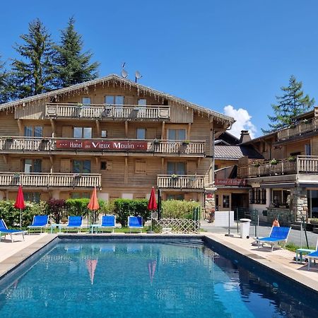 Hotel Au Vieux Moulin Megève Exterior foto